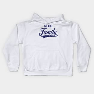 We Are Family (Navy / Vintage) Kids Hoodie